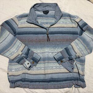 Pendleton Cotton quarter zip sweater